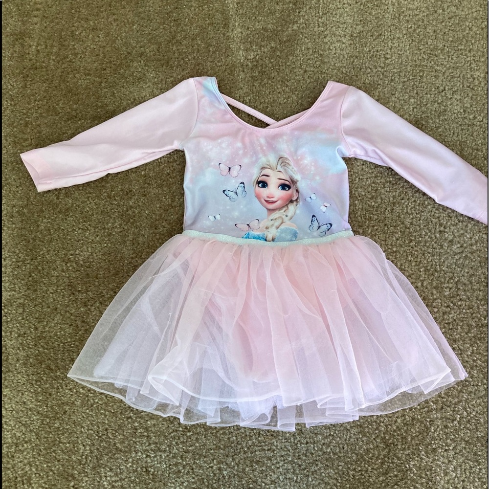 Disney Elsa Ballerina tutu , girls size 3 by H&M. Gently used.
